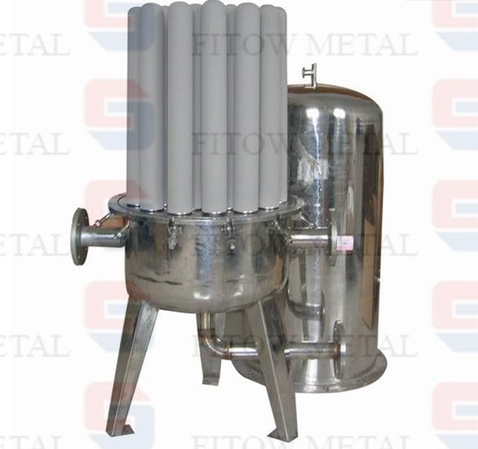 sintered Titanium Filter housing for Cartridge filter 