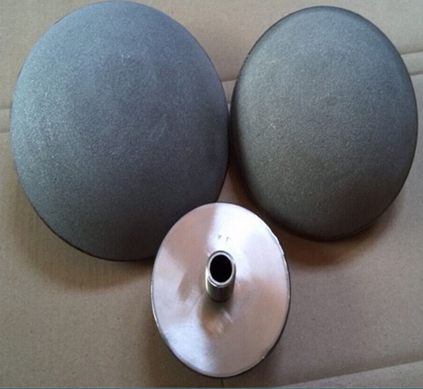 Sintered metal mushroom head type aerator, titanium metal sintering aerator