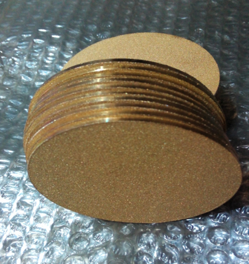 Bronze sintered porosity plate 80*3mm