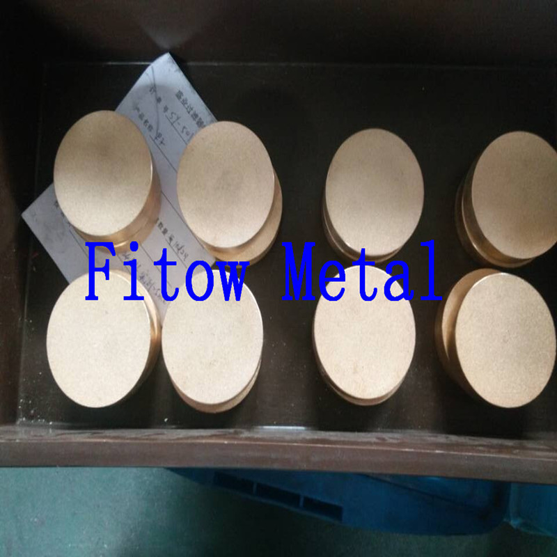 Microns porosity bronze filter disc 71.8mm*20mm