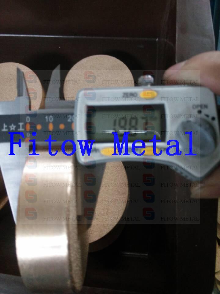 Microns porosity bronze filter disc 71.8mm*20mm