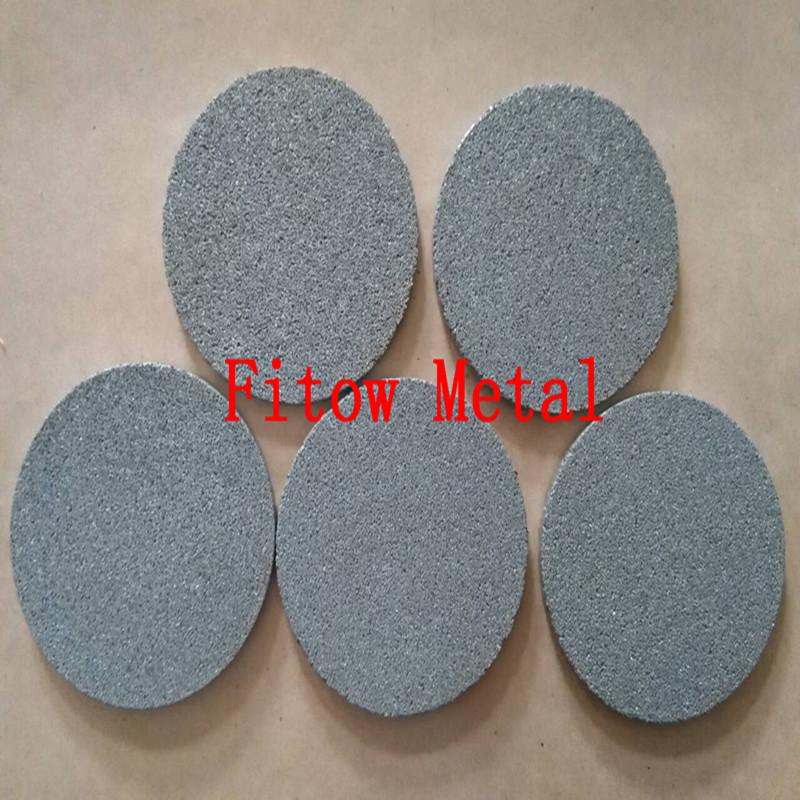 Sintered Metal 316L Stainless Steel Filter Disc, 53Diameter, 3 Thick,40 Micron