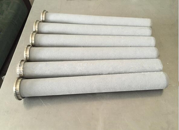 Powder sintered stainless steel metal filter cartridge 