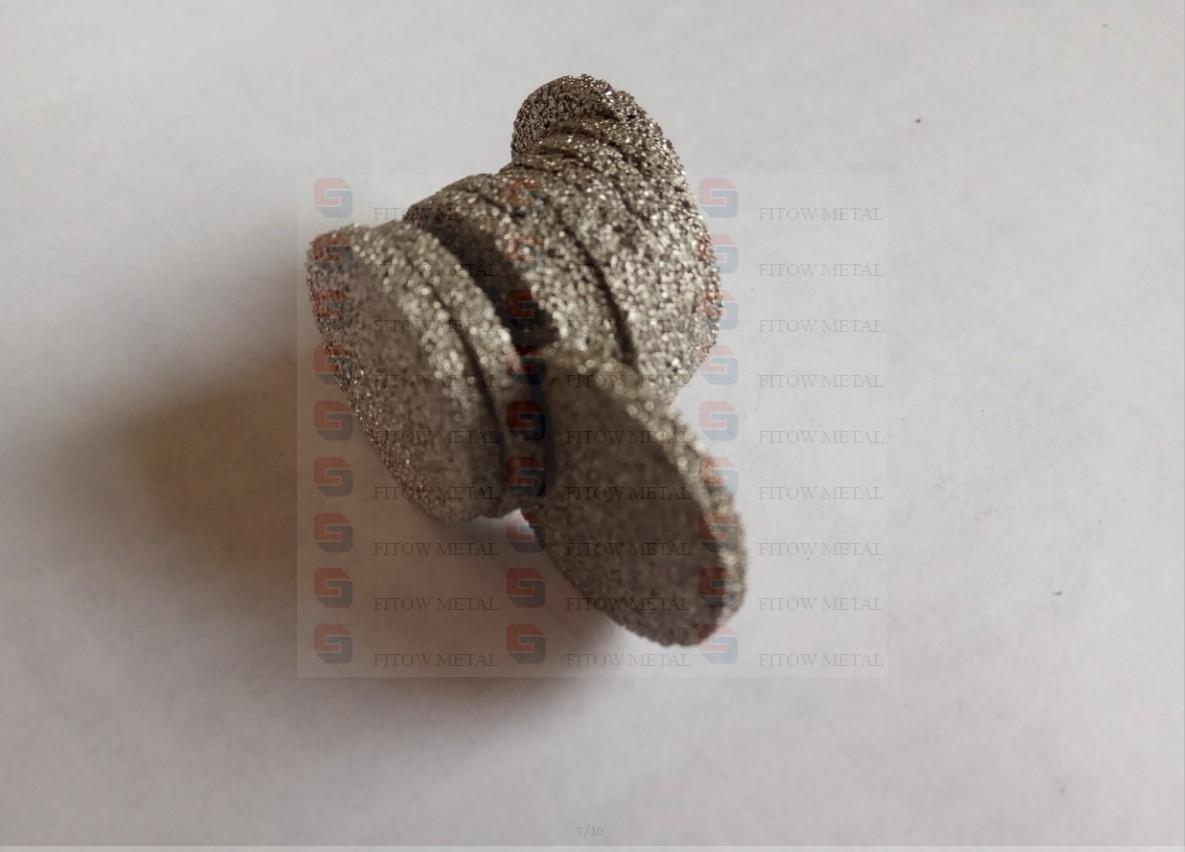 Sintered Metal Powder Porous Filter Elements OD25*3mm