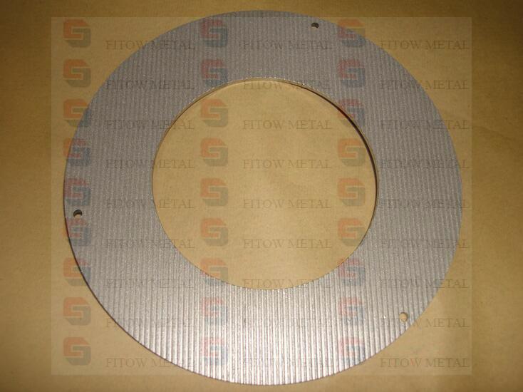 Titanium powder sintering filter ring
