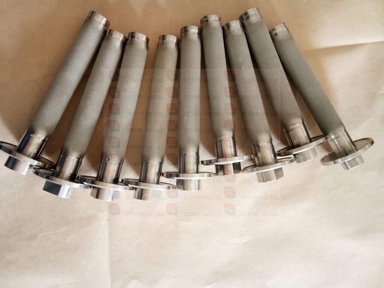 Micro-Oxygenation Carbonation Stone 316 stainless steel 20mm OD x 8” long and 2 micron porosity