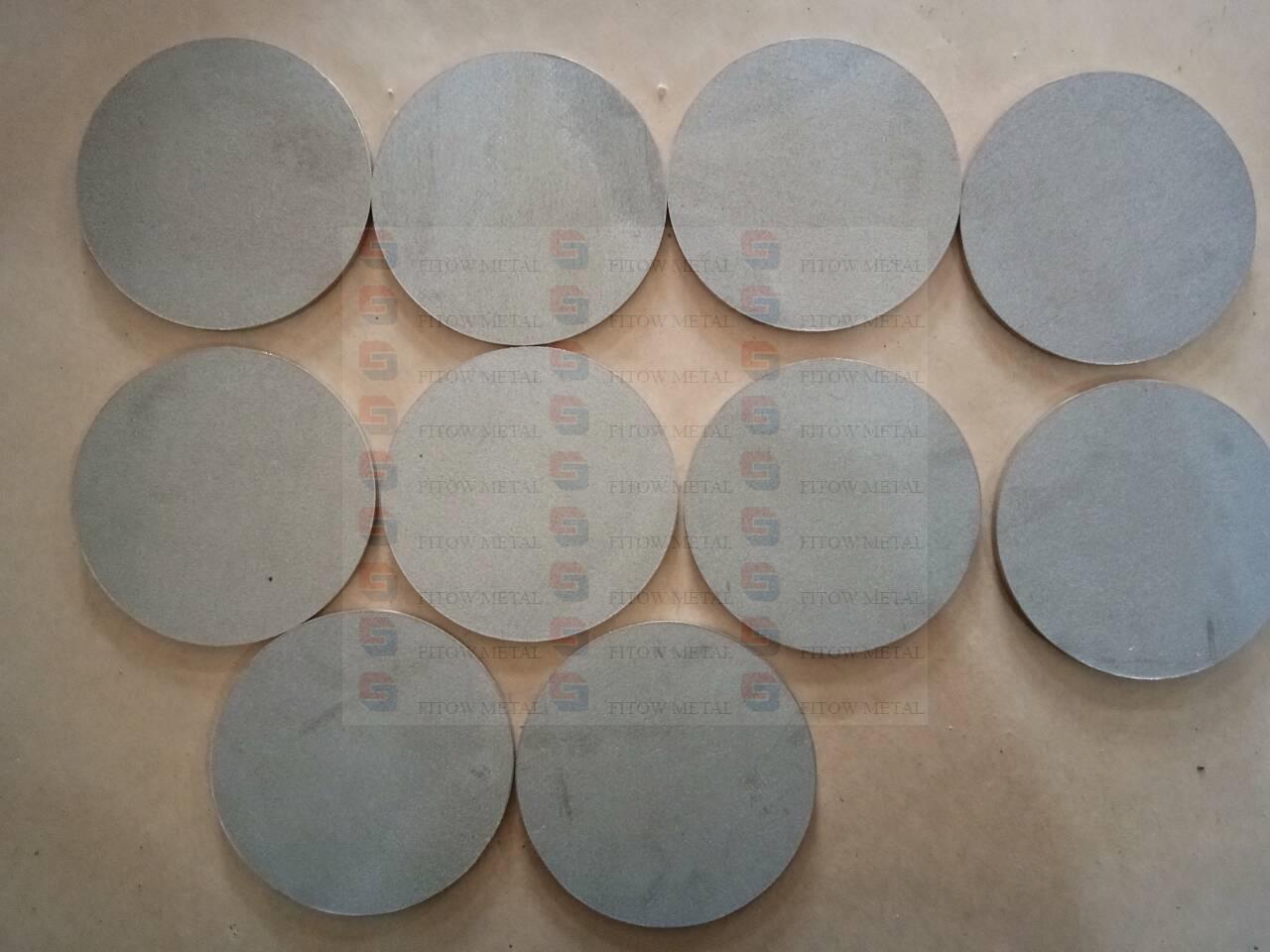 316L Stainless Steel Sintered Porous Metal Filter Disc