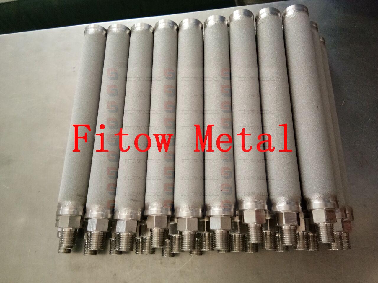 sintered stainless steel powder metallurgy filters cartridge OD25