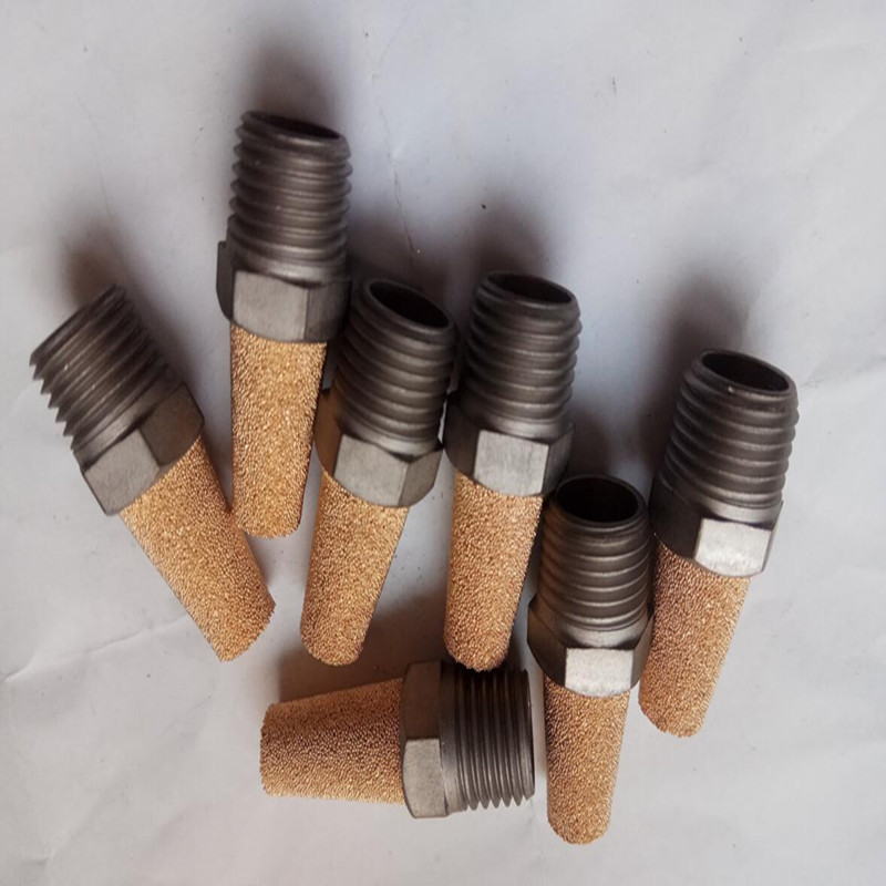 Brass bronze pneumatic exhaust regulator muffler Silencer