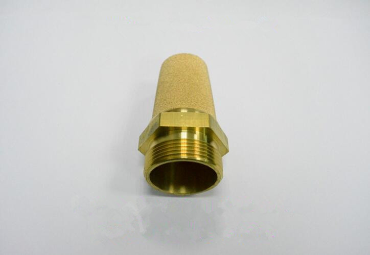 Pneumatic muffler muffler ,powder sintering brass brass muffler 1.5inch