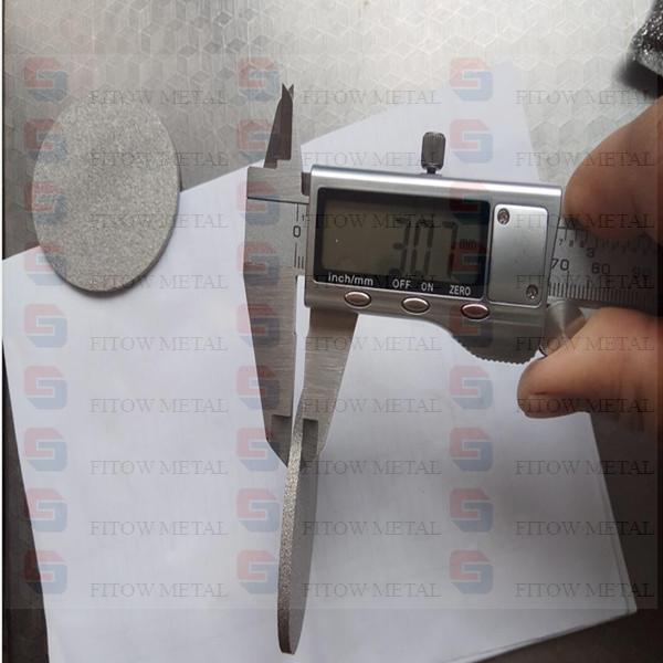 Powder sintered stainless steel metal filter disc dia60*3.0