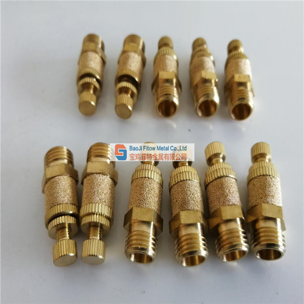 Bronze Porous B Exhaust Muffer throttle Valve