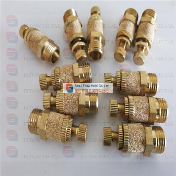 Bronze Porous B Exhaust Muffer throttle Valve