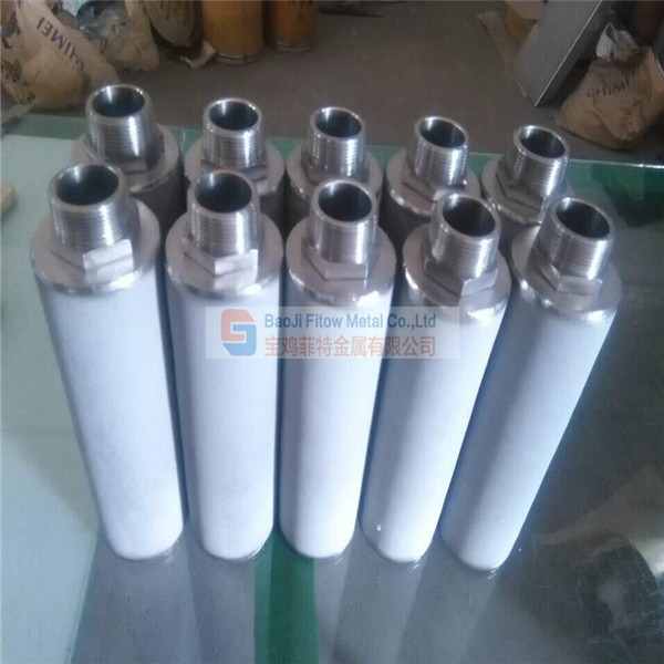 SS316LPorous stainles ssteel Sintered filter tube OD80