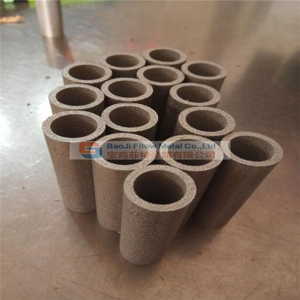 Sintered powder filter MONEL 400 cartridge OD17