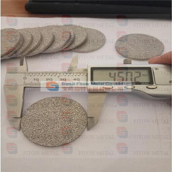 Titanium Sintering microporous filter plate T1 filtration class
