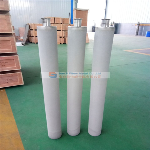 Stainless Steel Sintered Porous Filter Cartridge OD100*